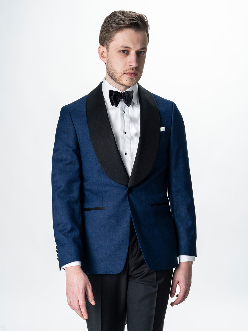 Costum Mire Albastru Royal Tip Smoking Ceremonie Lana Sarto BMan0024 (2)