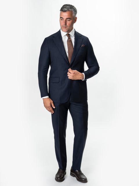 Costum Barbati Bleumarin Inchis 100% Lana Vitale Barberis BMan1111