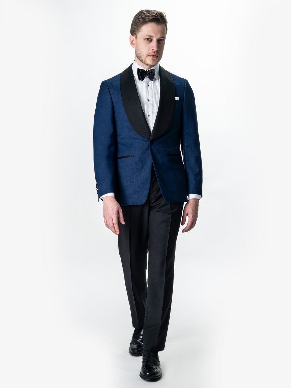 Costum Mire Albastru Royal Tip Smoking Ceremonie Lana Sarto BMan0024 (5)