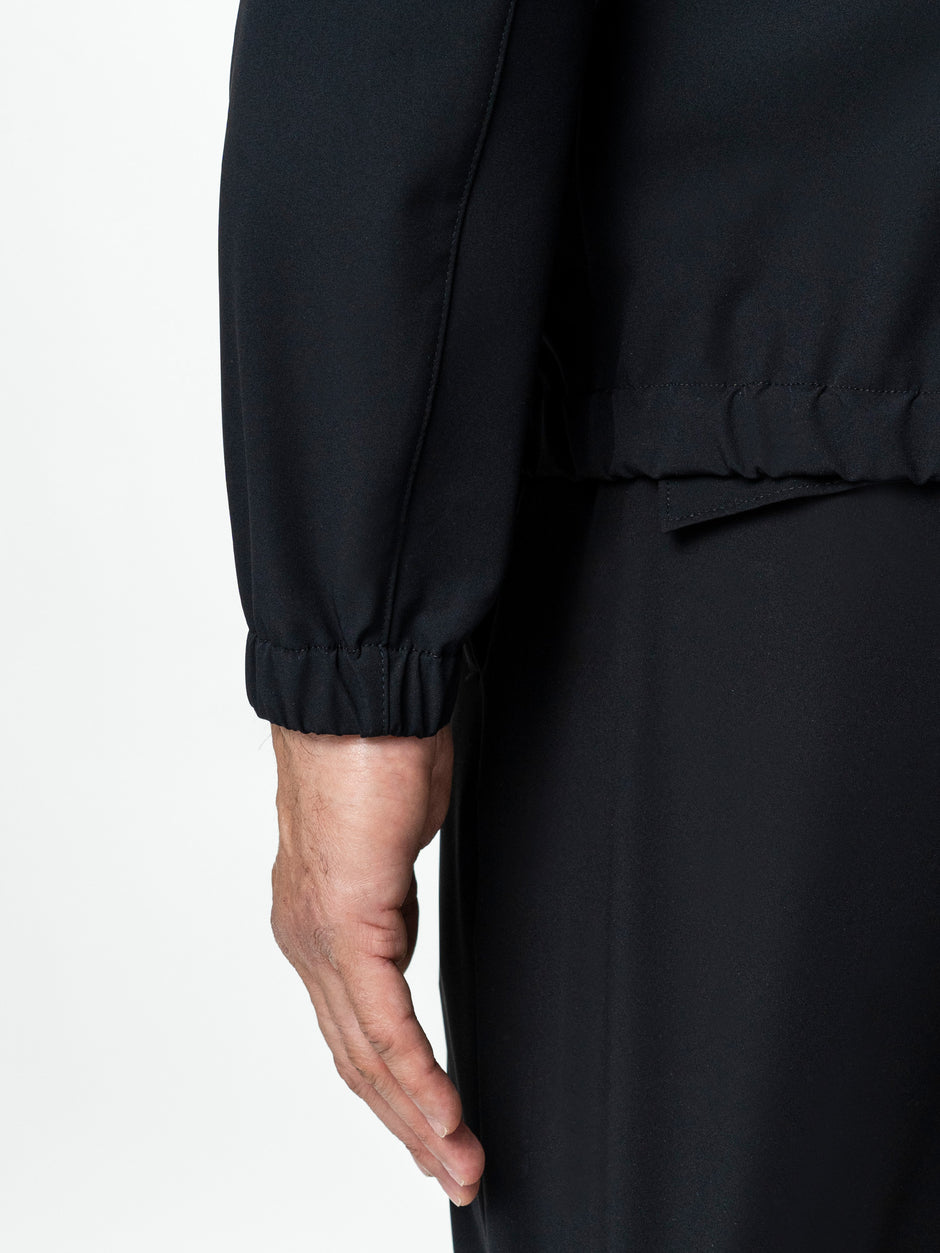 Jacheta Barbati Neagra Din Material Tehnic Elastic BMan0006 (9)