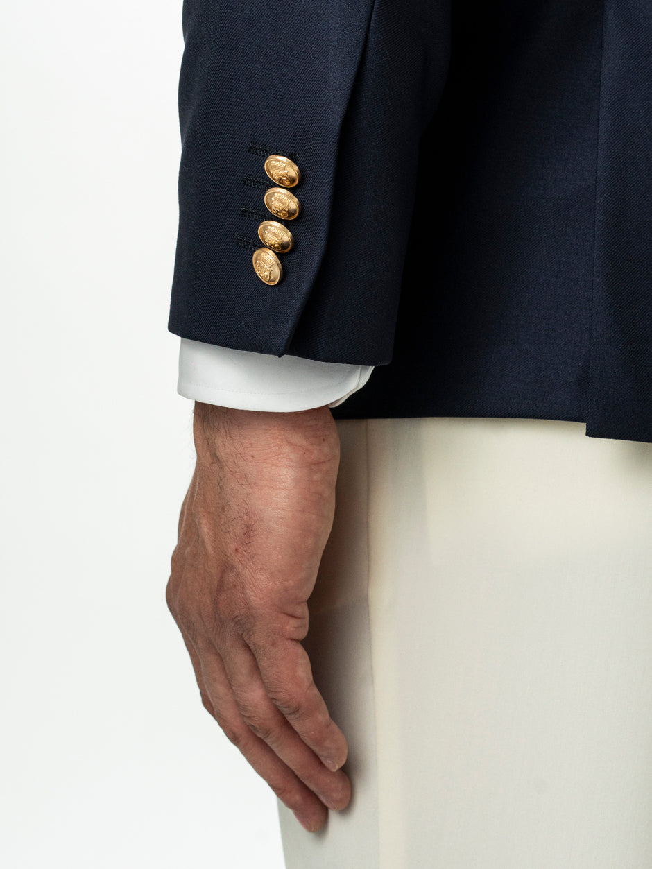 Sacou Doua Randuri Barbati Albastru Lana Vitale Barberis BMan0022 (5)
