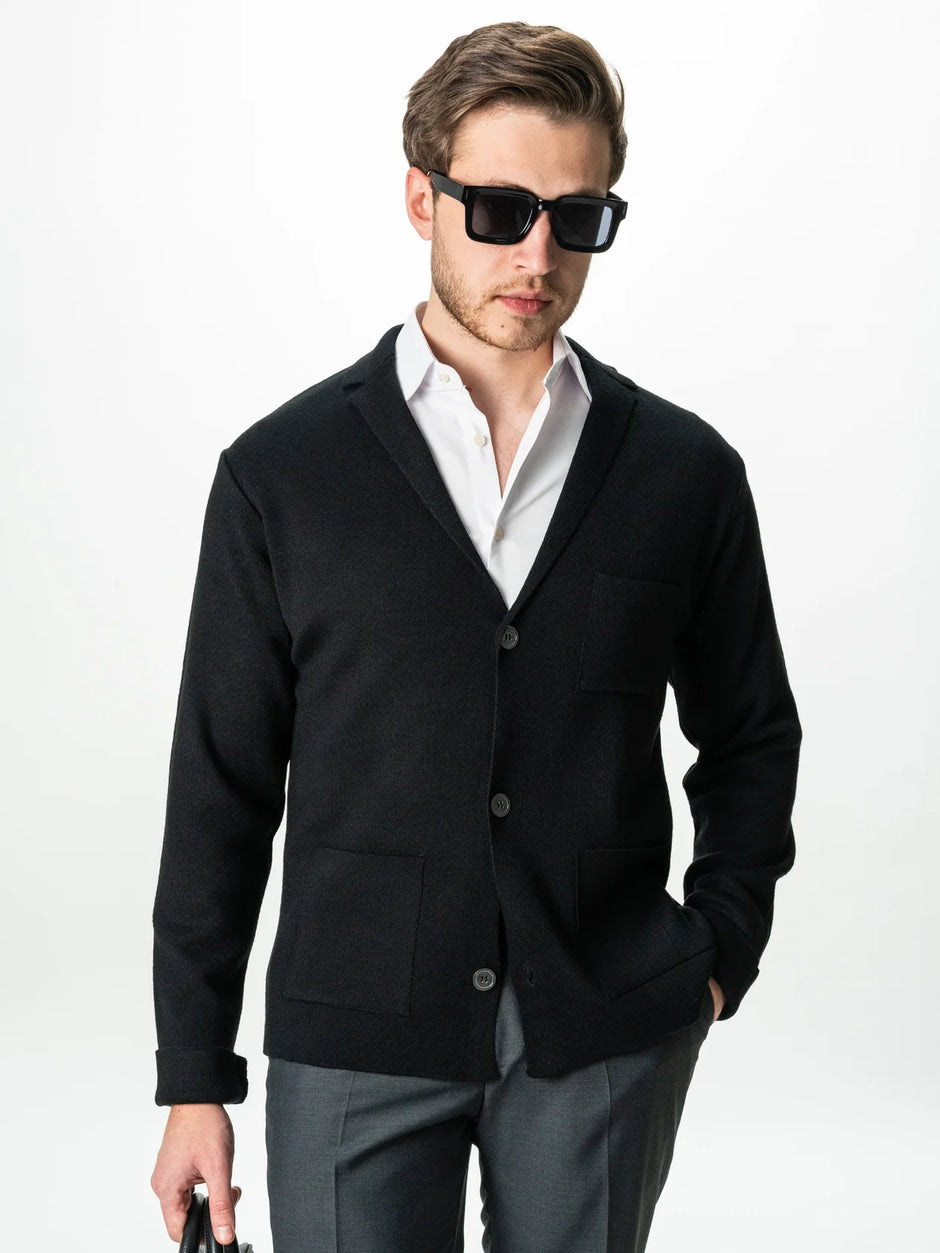 Pachet Cadou Barbati Pulover Tip Cardigan Si Sosete Bman0351 (3)