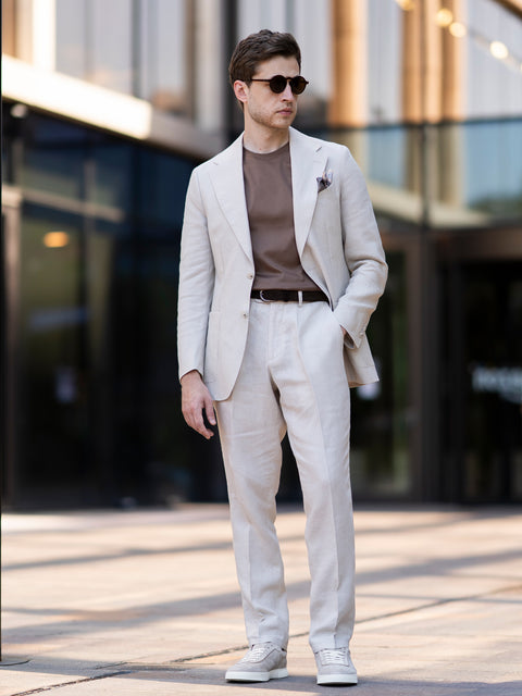 Tinuta Barbati Completa Smart Casual Camello Bman1108