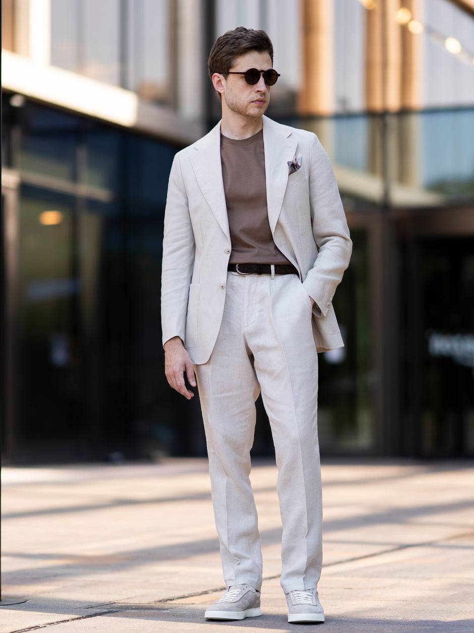 Tinuta Barbati Completa Smart Casual Camello Bman1108 (1)