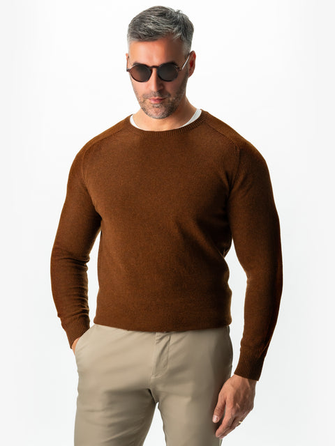 Pulover Maro Barbati Toamna & Iarna Din 100% Alpaca Lana Rosa Design Clasic Sweater BMan0009 (5)