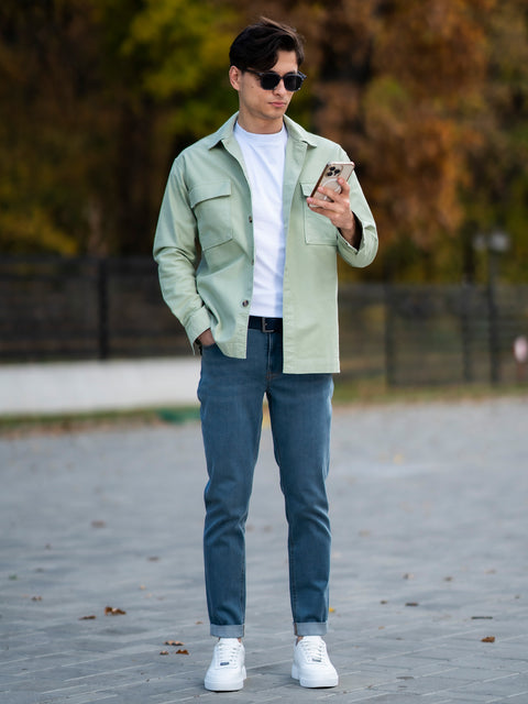 Tinuta Barbati Completa Casual & Smart Casual Sezon Toamna&Iarna Lime Gelato BMan0829 (3)