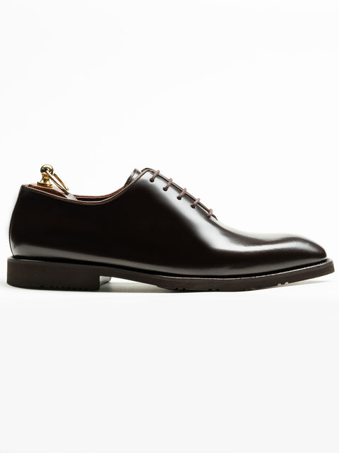 Pantofi Barbati Eleganti Oxford Maro Cafeniu Semilucios 100% Piele Naturala Talpa EVA BMan0403 (6)