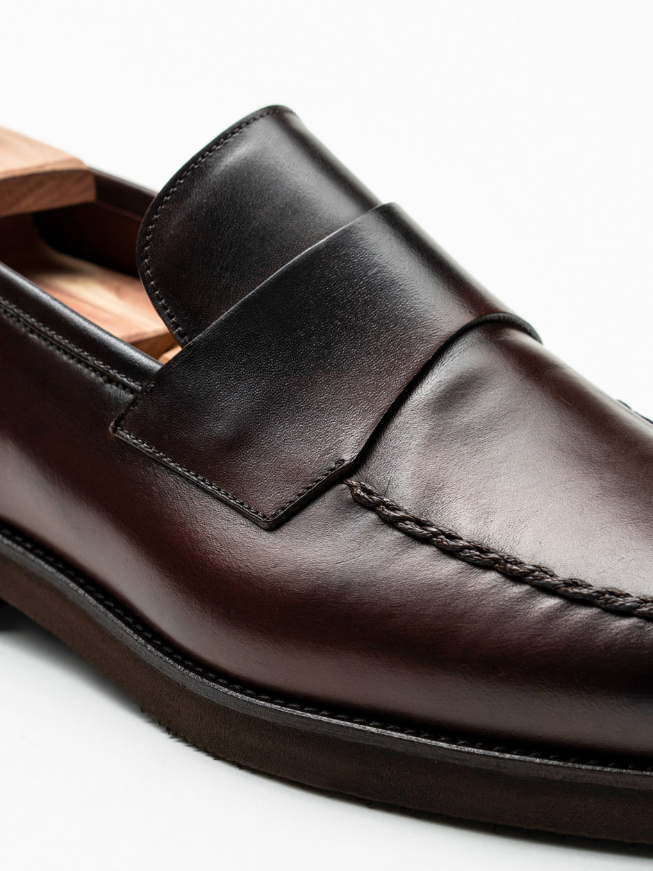 Mocasini Maro Coniac Barbati Piele Naturala Venetian Loafers BMan225 (4)