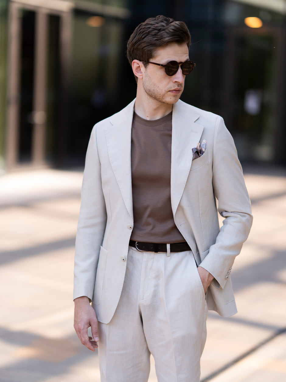 Tinuta Barbati Completa Smart Casual Camello Bman1108 (3)