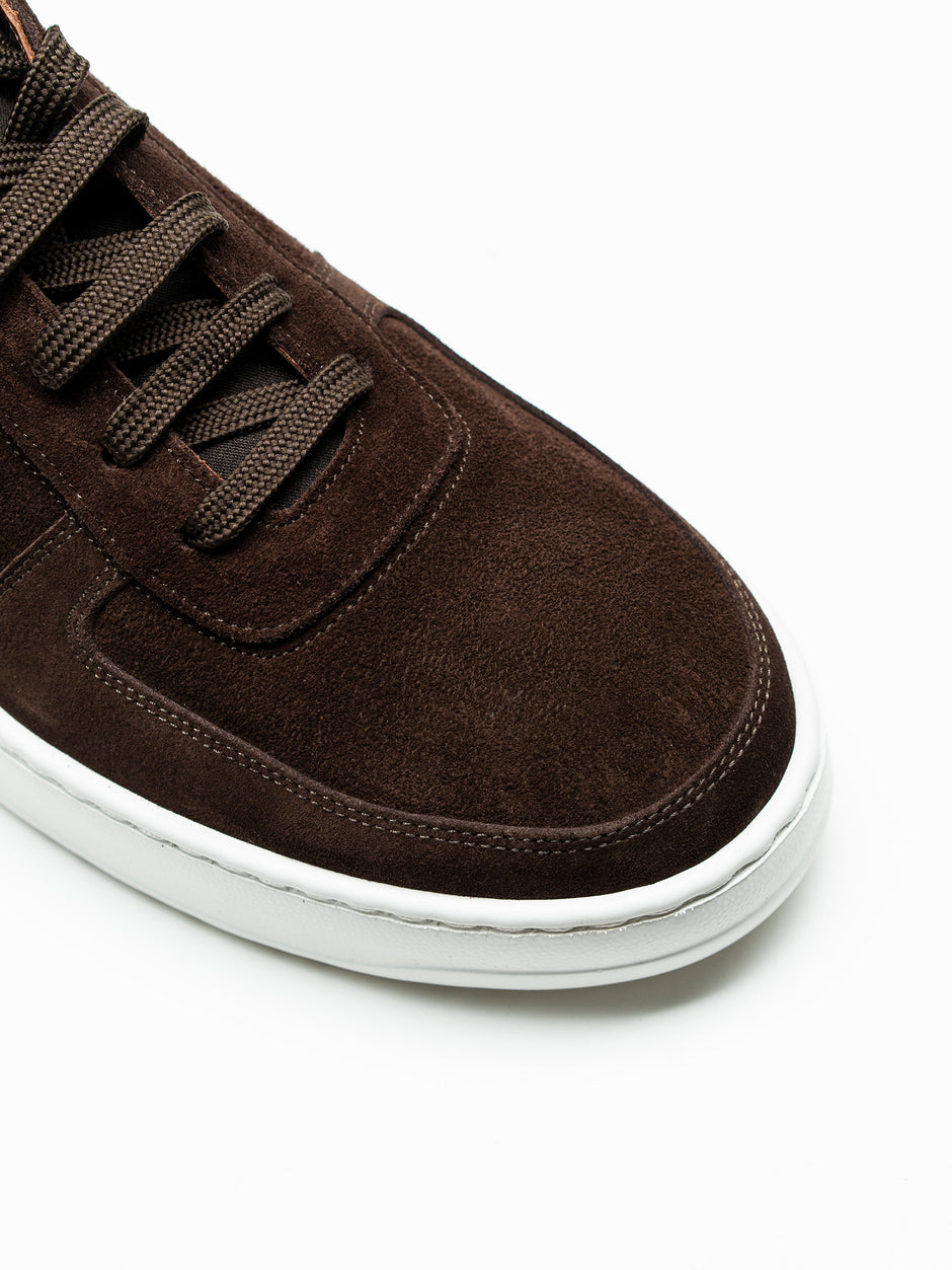 Pantofi Babati Casual Cafenii Din Piele Intoarsa Cu BMan0359 (3)