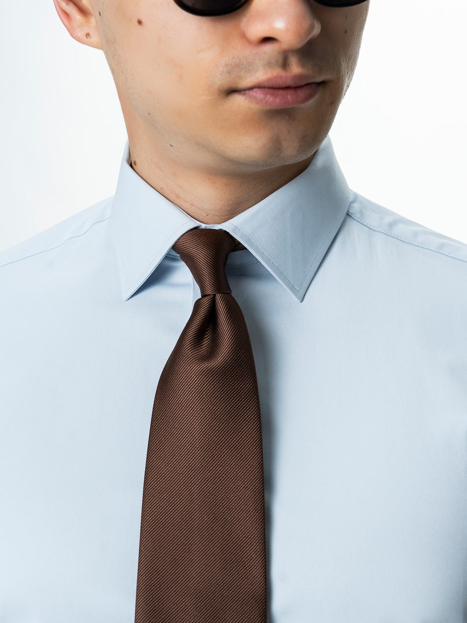 Camasa Barbati Eleganta Bleu Bumbac Stretch Natural All Season BMan0030 (3)