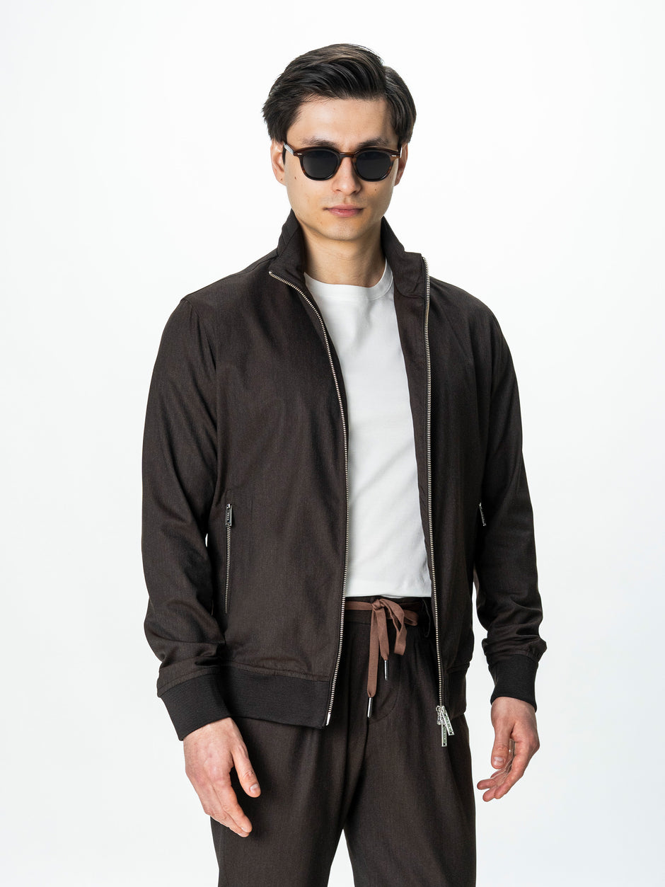 Geaca Barbati Tip Jacheta Cafenie BMan BMan0007 (5)