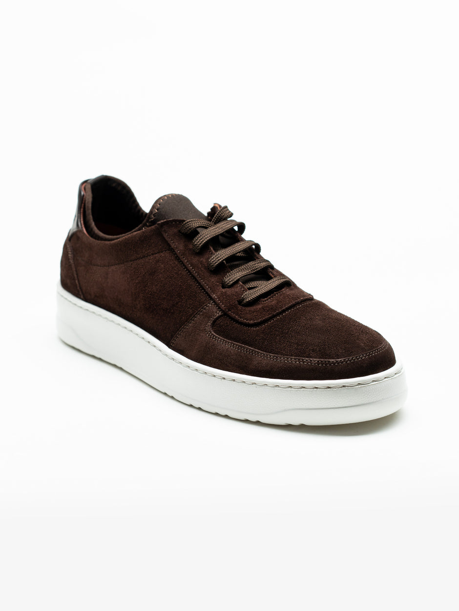 Pantofi Babati Casual Cafenii Din Piele Intoarsa Cu BMan0359 (4)