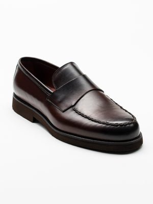 Mocasini Maro Coniac Barbati Piele Naturala Venetian Loafers BMan225
