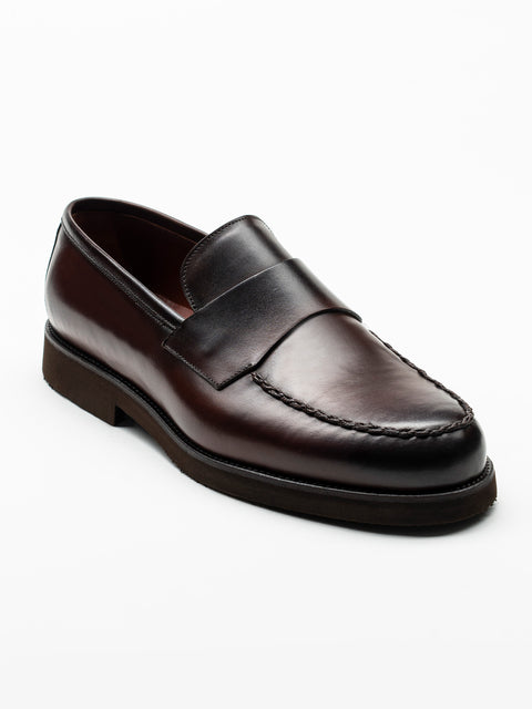 Mocasini Maro Coniac Barbati Piele Naturala Venetian Loafers BMan225