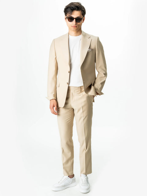 Costum Barbati Crem De Vara Smart Casual BMan0018