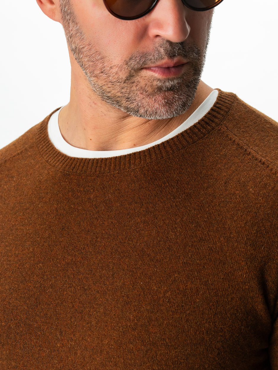 Pulover Maro Barbati Toamna & Iarna Din 100% Alpaca Lana Rosa Design Clasic Sweater BMan0009 (2)