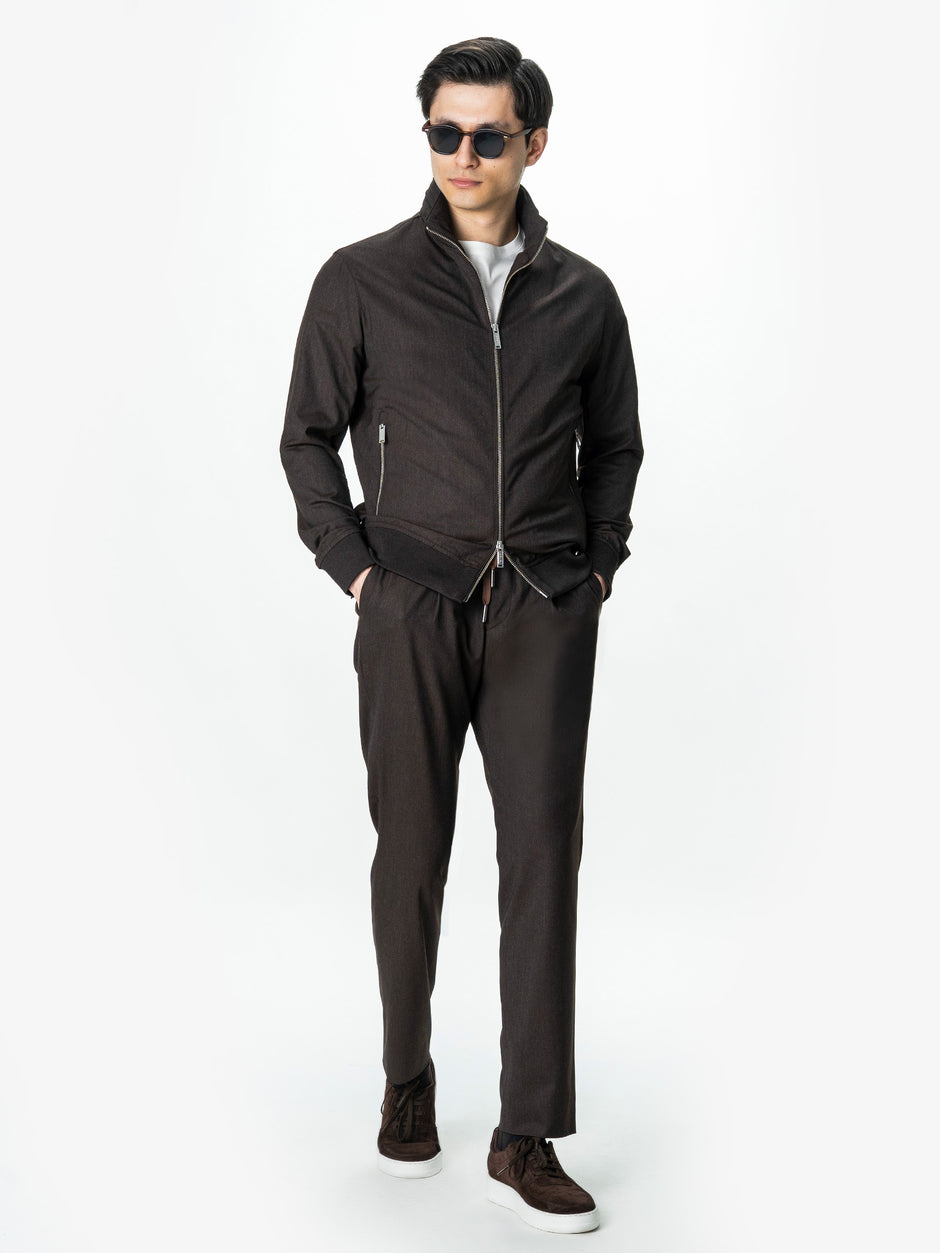 Geaca Barbati Tip Jacheta Cafenie BMan BMan0007 (4)