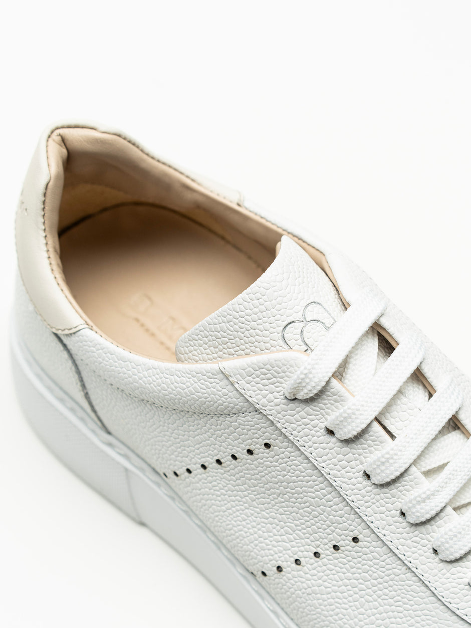 Pantofi Casual Barbati Sneakers Albi Din Piele Naturala BMan0396 (5)
