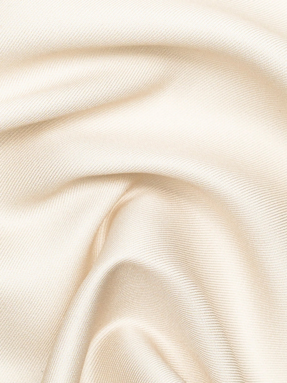 Batista Eleganta Crem Simpla cu Margine Maro BMan422 (4)