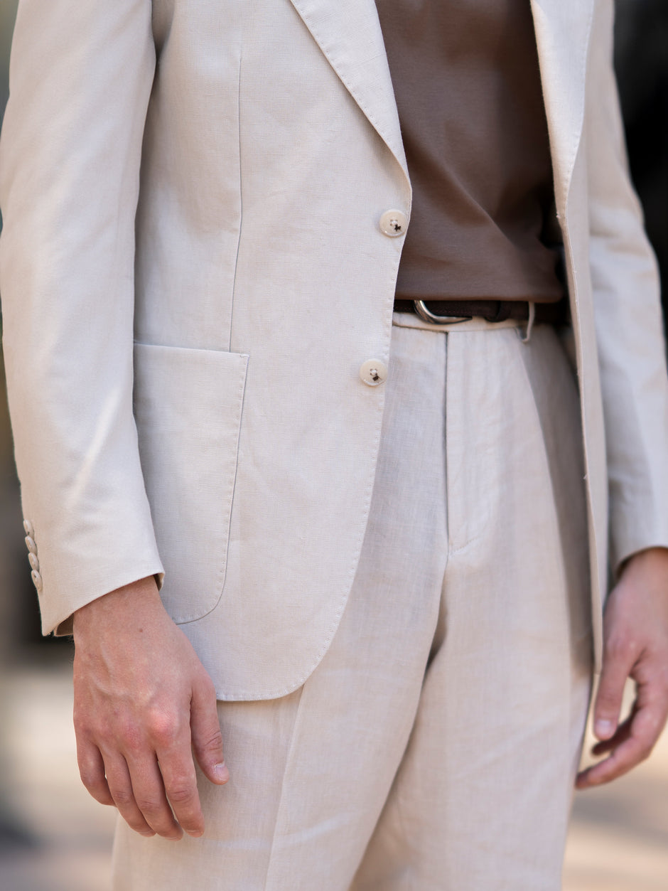 Tinuta Barbati Completa Smart Casual Camello Bman1108 (6)