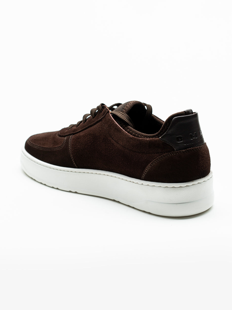 Pantofi Babati Casual Cafenii Din Piele Intoarsa Cu BMan0359 (6)