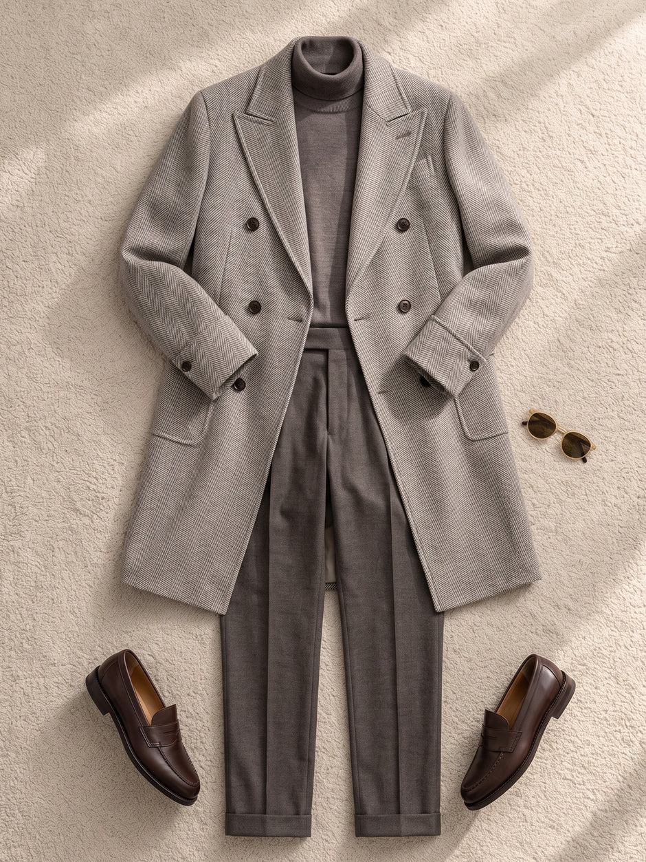 Tinuta Barbati Eleganta Grigio BMan1240 (1)