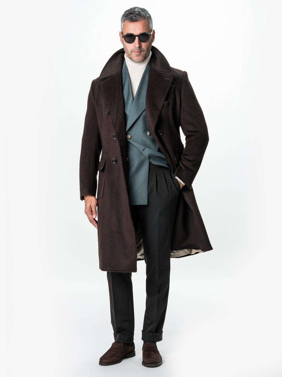 Sacou Doua Randuri Barbati Verde Lana Vitale Barberis BMan0057 (1)