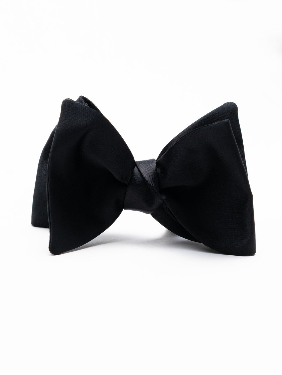 Papion Negru Barbati De Tip Self-Tie BMan113 (1)