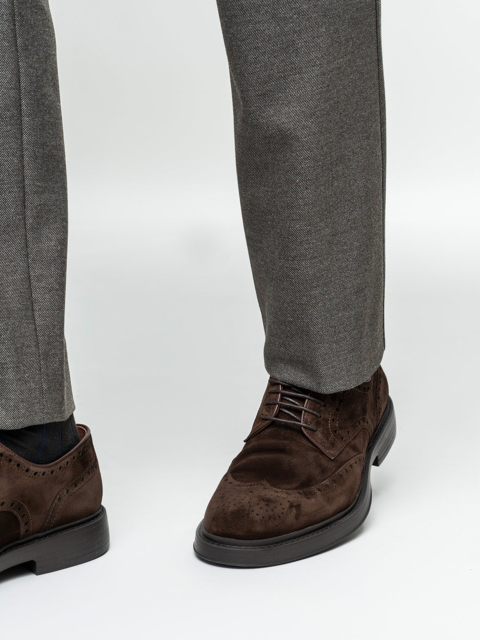 Pantaloni Bej Barbati Office Stretch Relax Fit BMan0001 (7)