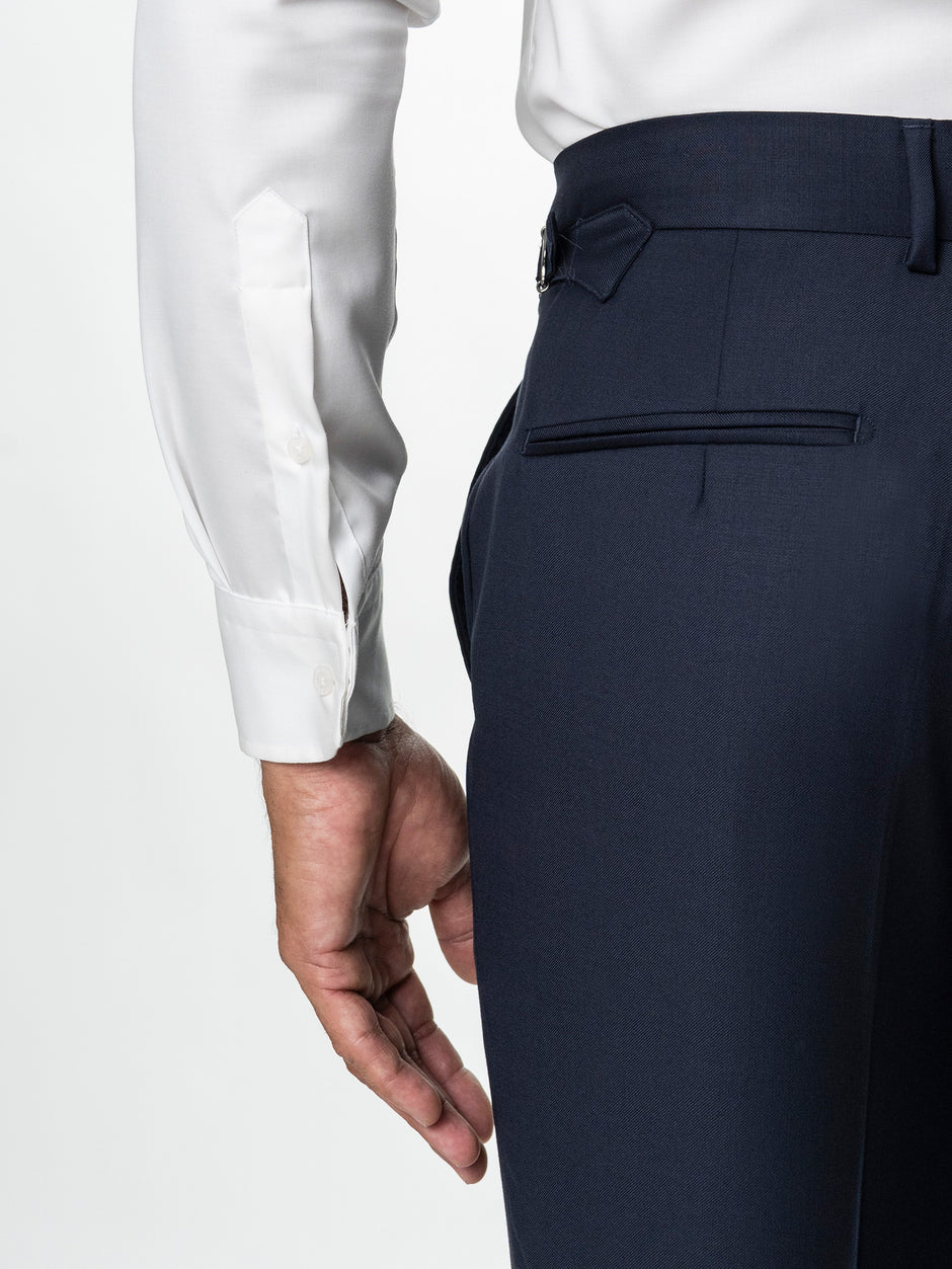 Costum Barbati Bleumarin Inchis 100% Lana Vitale Barberis BMan1111 (9)