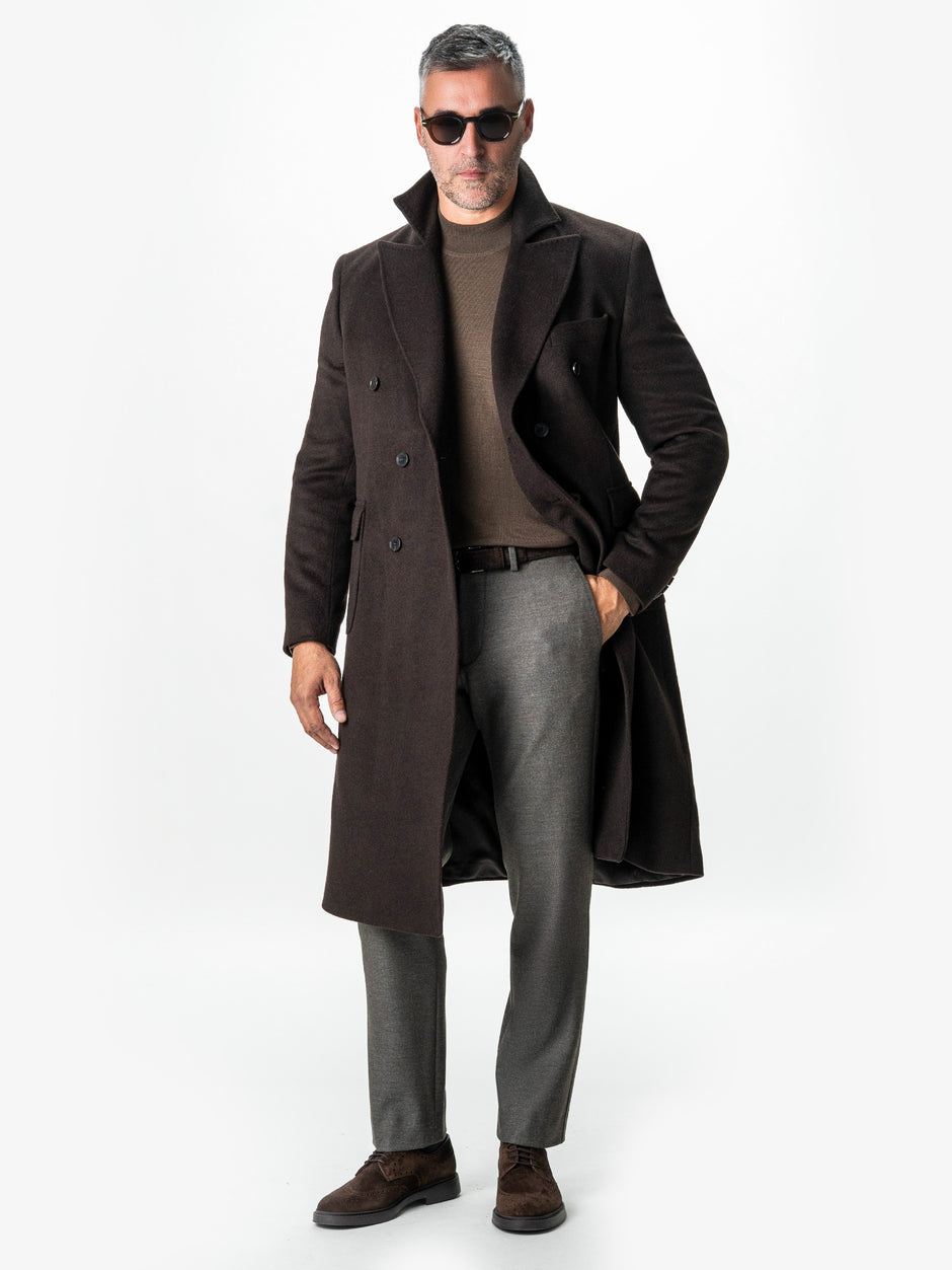 Pantaloni Bej Barbati Office Stretch Relax Fit BMan0001 (4)