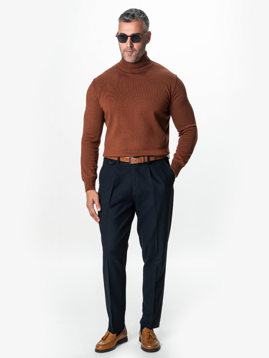 Pulover Tip Helanca Maro Vanilla Barbati 100% Bumbac Premium Levent Cottone Toamna&Iarna BMan0007 (4)