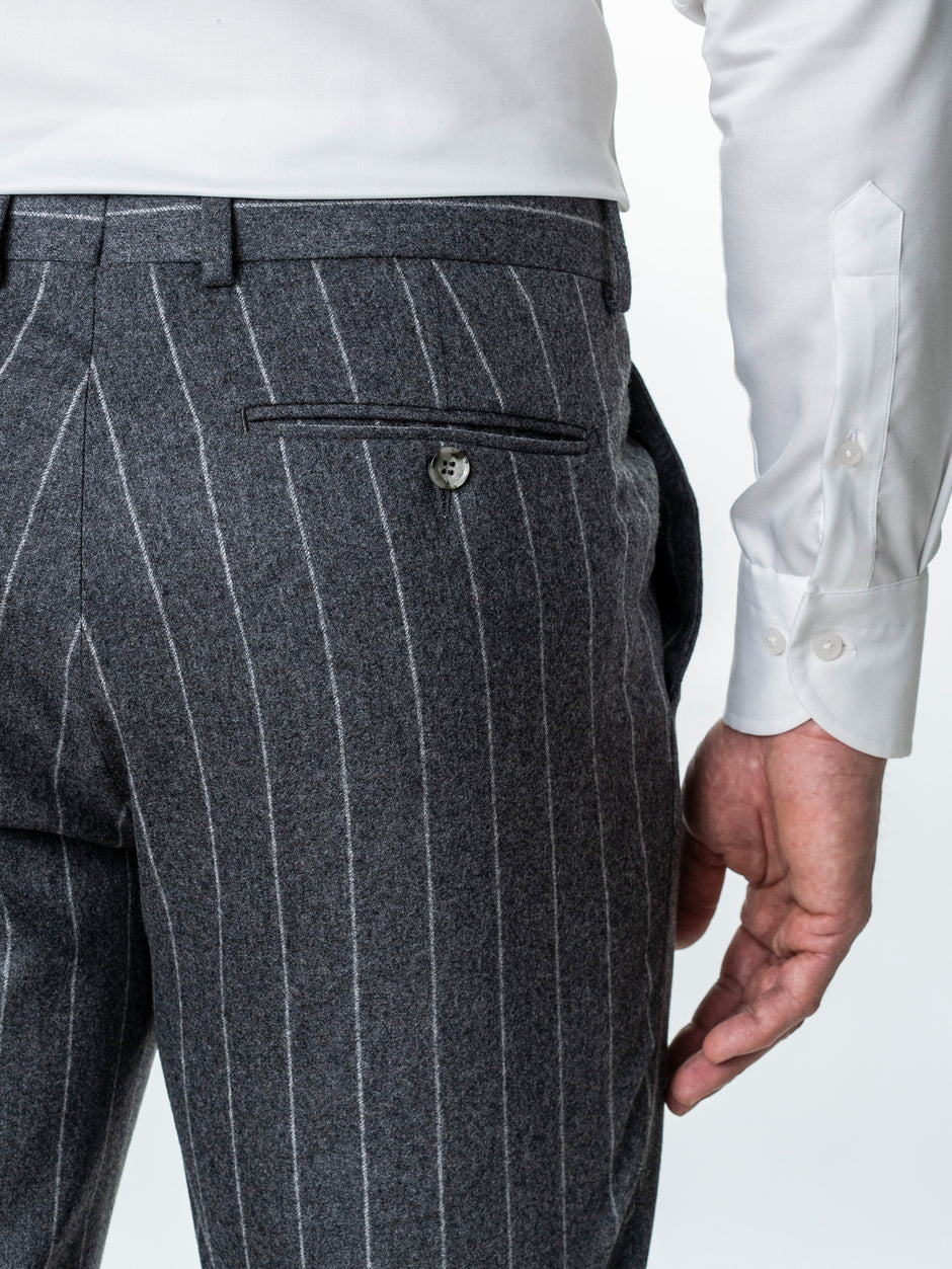 Costum Barbati Gri In Dungi 100% Lana Vitale Barberis BMan0068 (11)