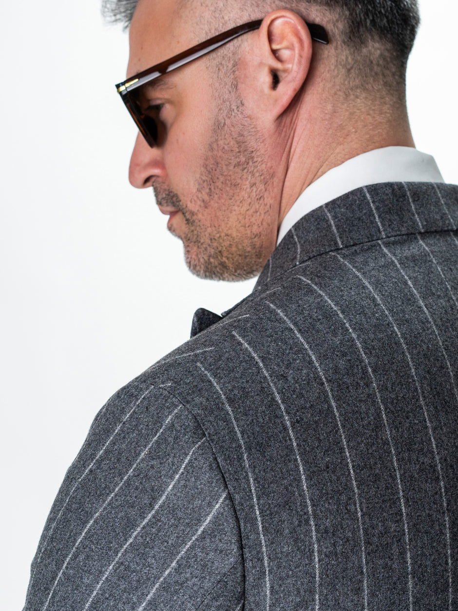 Costum Barbati Gri In Dungi 100% Lana Vitale Barberis BMan0068 (6)