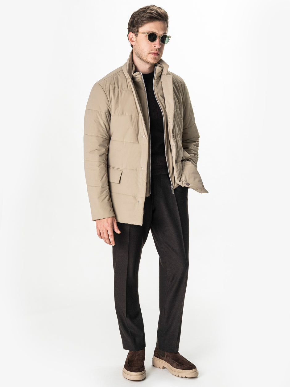 Pulover Maro Cafeniu Barbati BMan0101 (2)