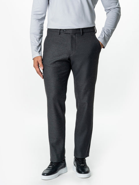 Pantaloni Gri Barbati Office Stretch Relax Fit BMan0001