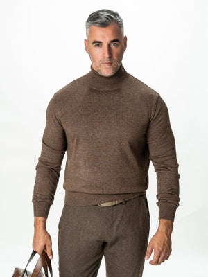 Pulover Helanca Maro Cappuccino Barbati 100% Bumbac BMan0116