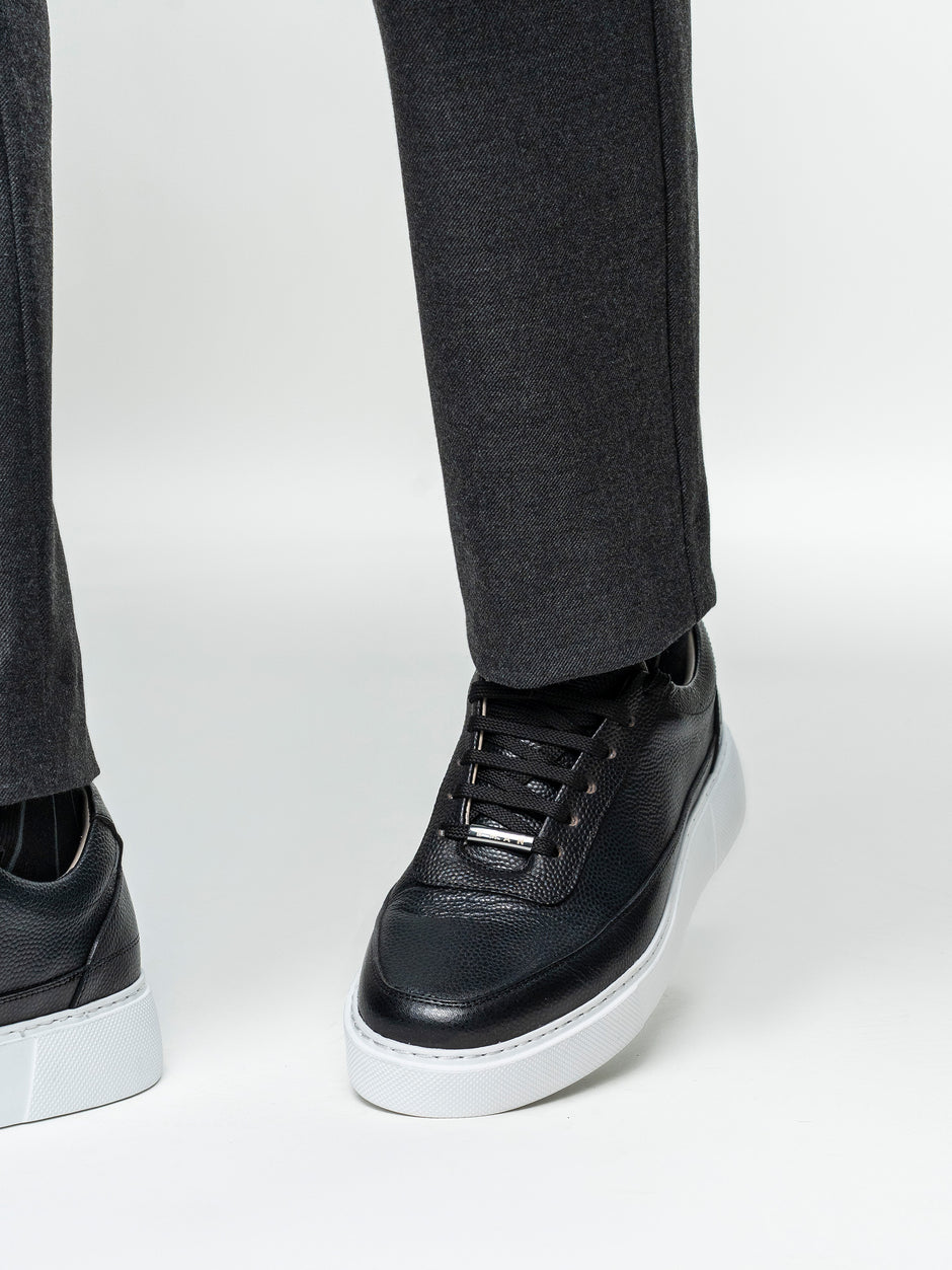 Pantaloni Gri Barbati Office Stretch Relax Fit BMan0001 (8)