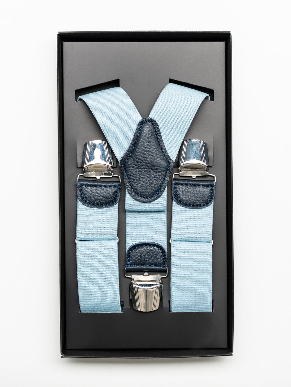 Bretele Elegante Barbati Bleu BMan078 (1)