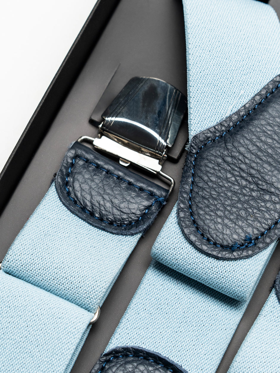 Bretele Elegante Barbati Bleu BMan078 (2)