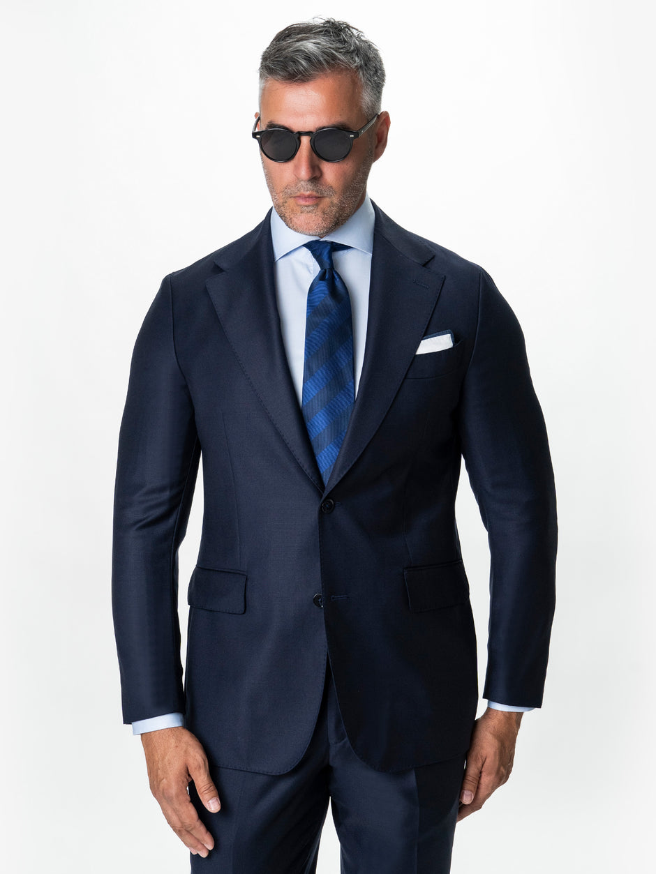 Costum Barbati Bleumarin 100% Lana Vitale Barberis BMan1111 (6)