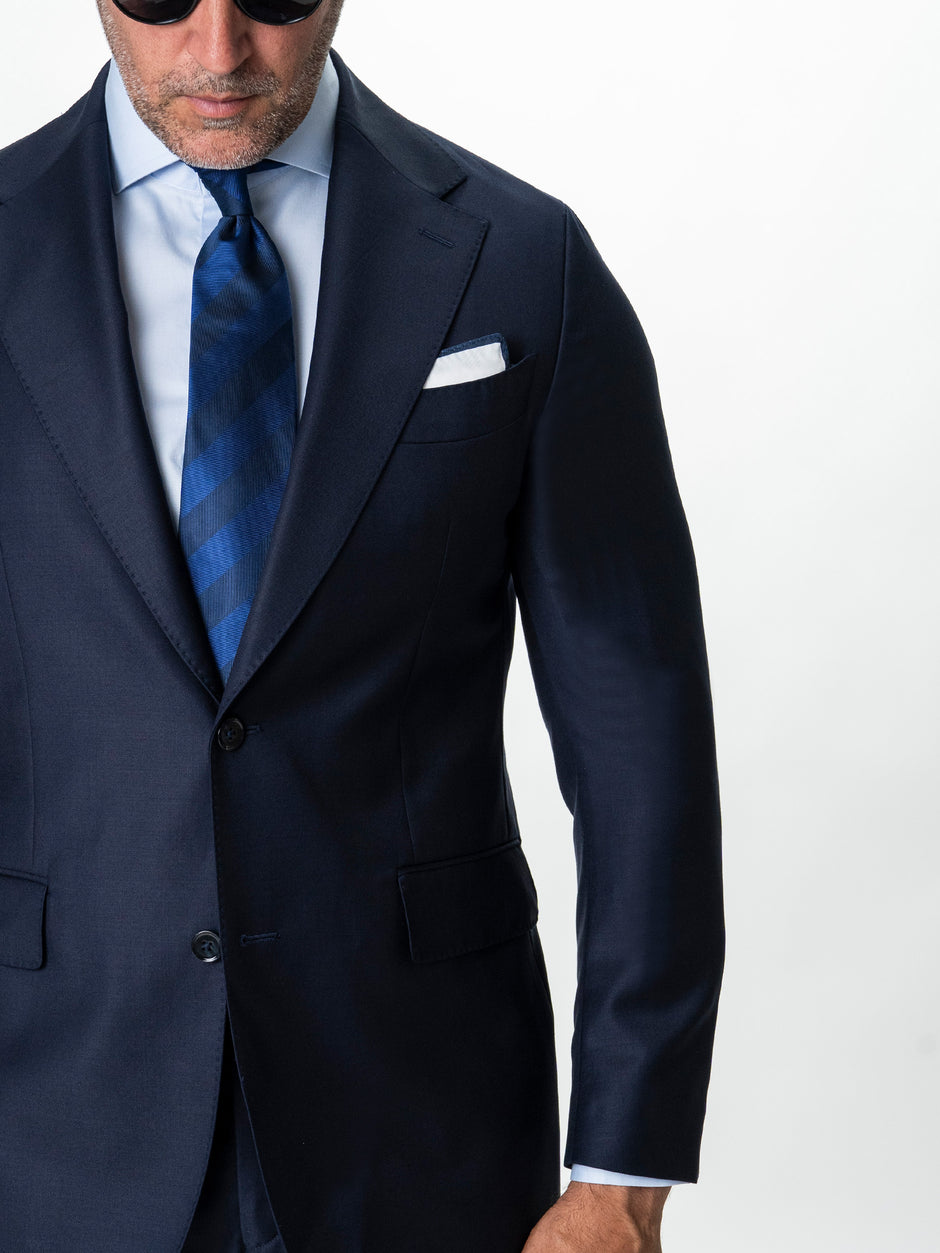 Costum Barbati Bleumarin 100% Lana Vitale Barberis BMan1111 (10)