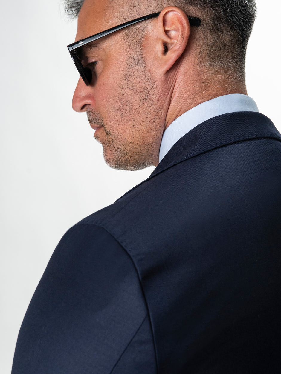 Costum Barbati Bleumarin 100% Lana Vitale Barberis BMan1111 (7)