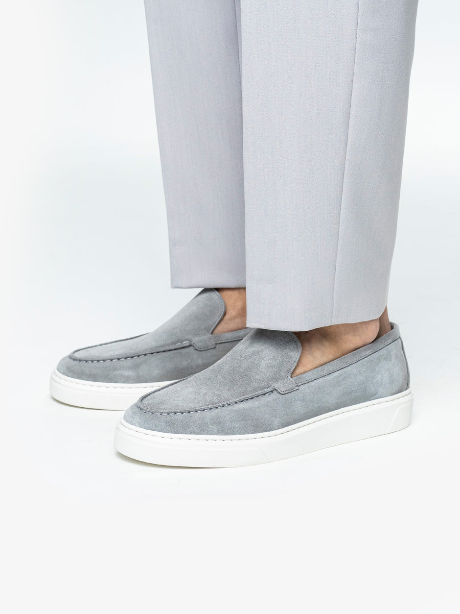 Pantaloni Gri Deschis Eleganti Barbati Stofa De Vara Lana Sarto BMan700 (7)