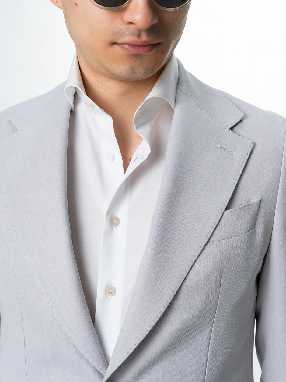 Sacou Barbati Gri Smart Casual Din Lana BMan0074 (3)