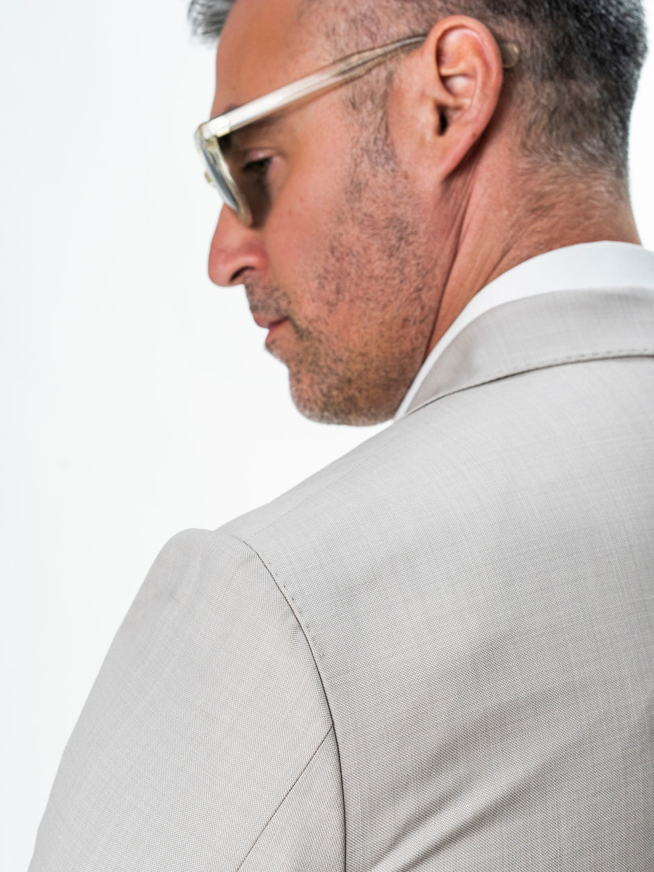 Sacou Crem Doua Randuri Lana Vitale Barberis BMan0080 (6)