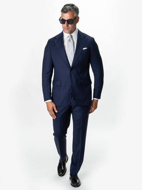 Costum Barbati Bleumarin Lana Loro Piana Super 150's BMan0100