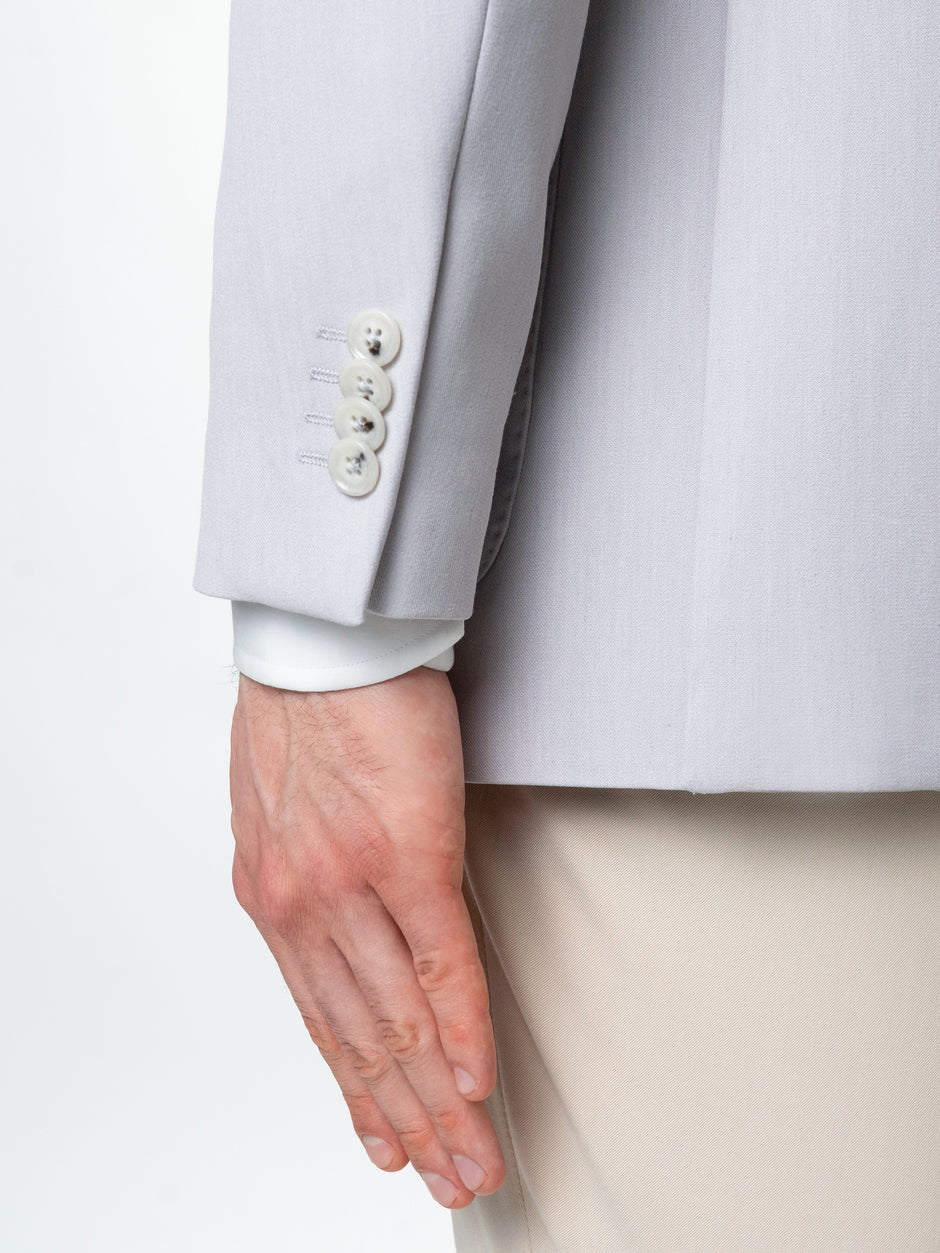 Sacou Barbati Gri Smart Casual Din Lana BMan0074 (10)