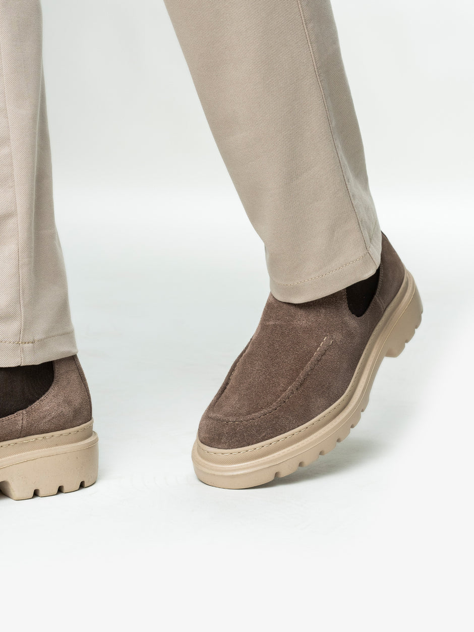 Pantaloni Chino Barbati Bej BMan0130 (8)